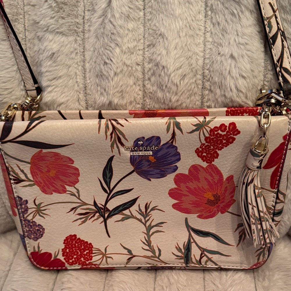 Kate Spade Floral Crossbody Bag - Picture 2 of 12